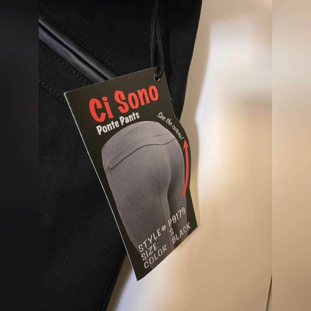NWT Ci Sono Black Ponte‎ Pants - Picture 5 of 5